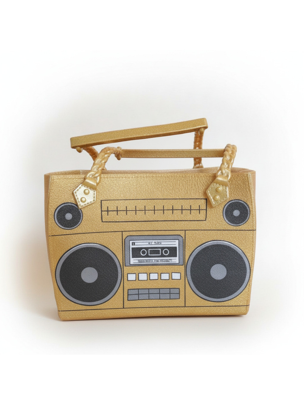 LOL Surprise Ooh La La Baby Surprise Boombox Purse MGA Entertainment Gold Bag